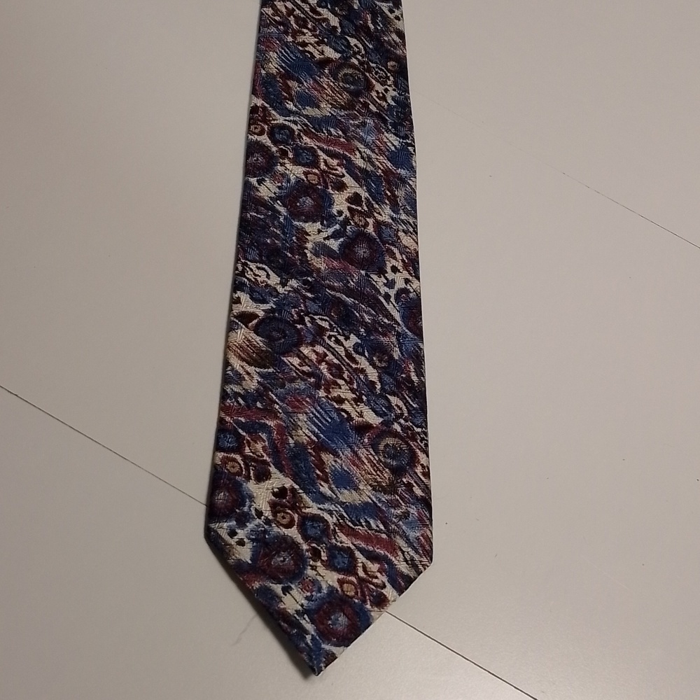 Silk  blue and purple tie polifroni milano. Like new.